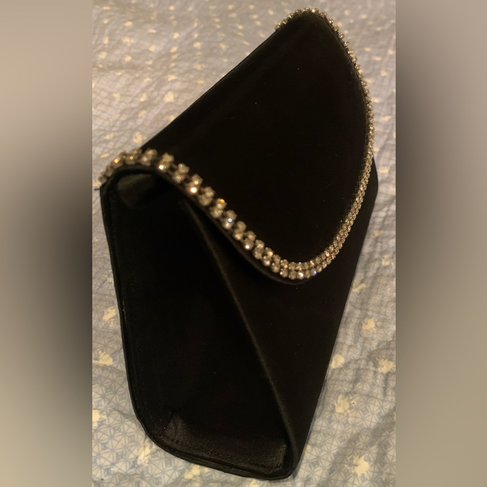 Black Cocktail Purse with crystals